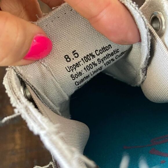 Blowfish Gray Watercolor Play Slip-Ons 8.5 - Picture 9 of 9